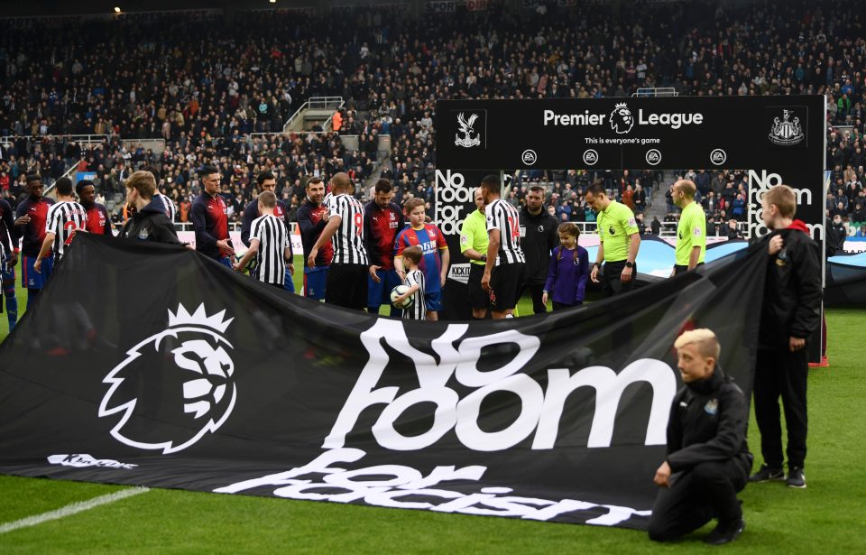  The Premier League's No Room for Racism campaign is trying to eradicate the sickening abuse from the game