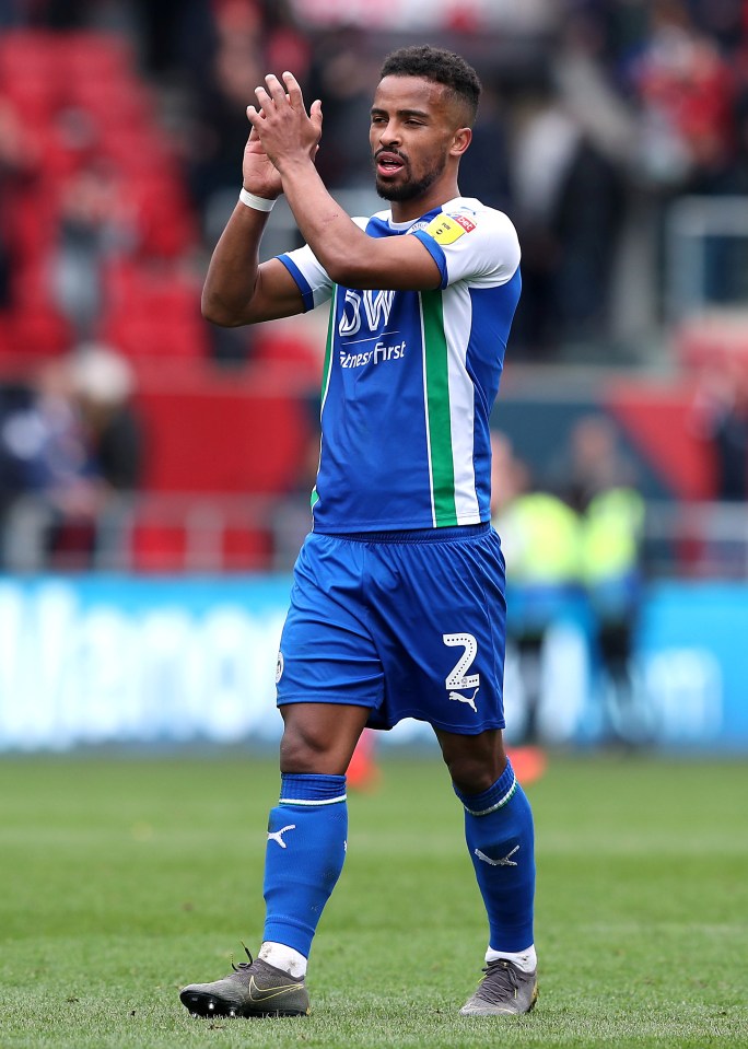  Nathan Byrne applauds fans on Saturday