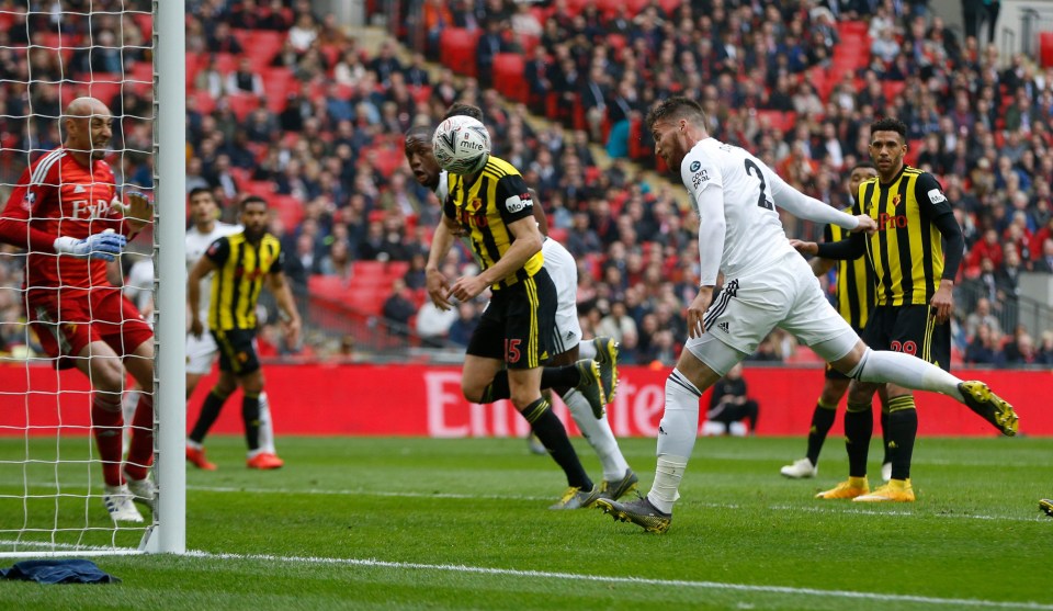 Matt Doherty appeared to have helped but Wolves in the FA Cup final with a goal and an assist at Wembley