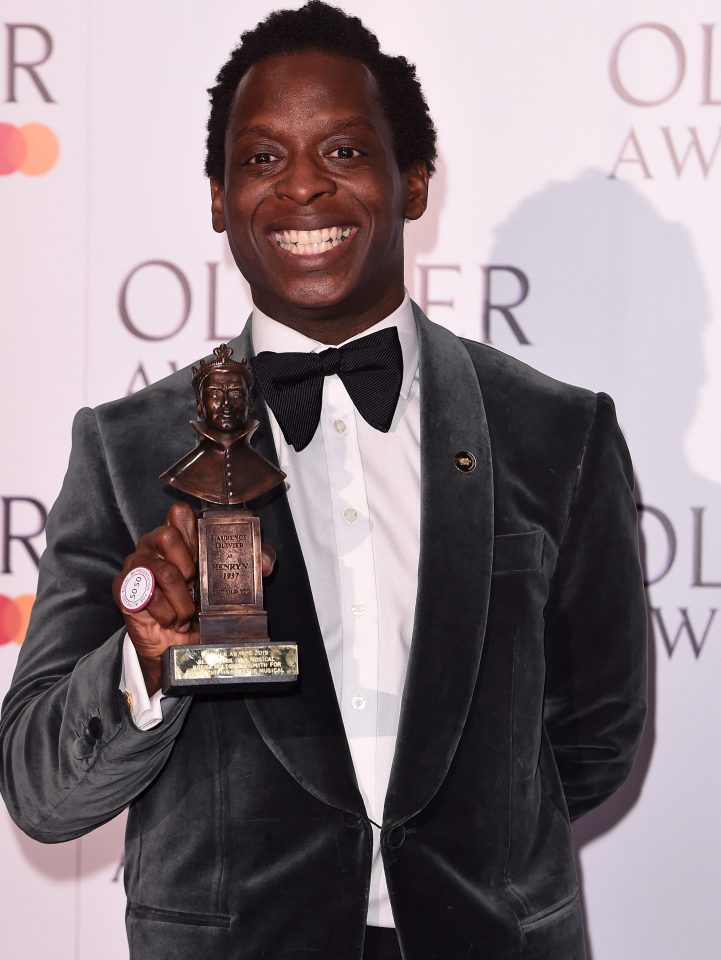  Kobna Holdbrook-Smith, was the winner of the Best Actor in a Musical award