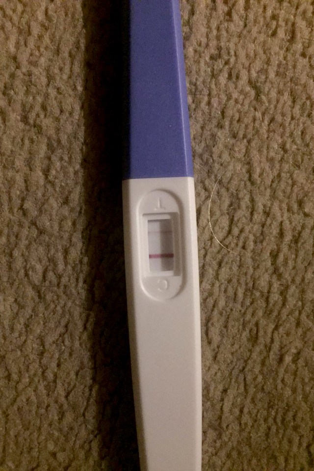  Jade's second positive pregnancy test