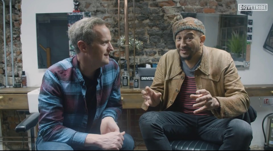  Prankster Fuzz Townshend shares the story with co-host Tim Shaw on DriveTribe.com