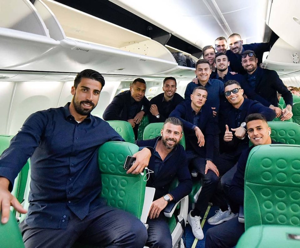  Cristiano Ronaldo looked effortlessly cool on the flight to Holland