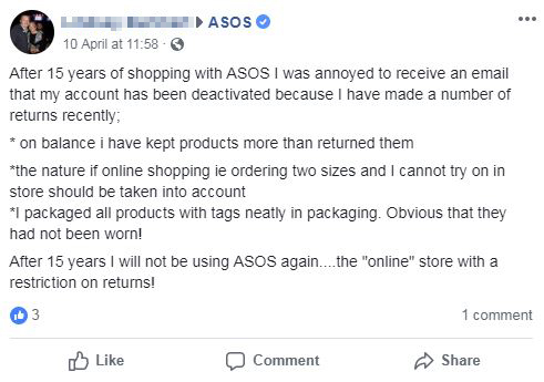 One has been shopping on ASOS for 15 years