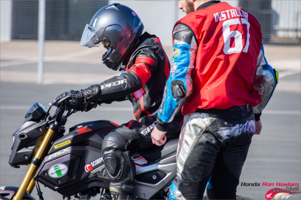  Whatever your level, the Ron Haslam Race School can help