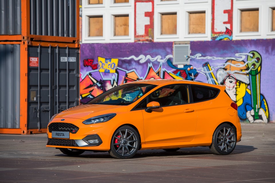  The very orange Fiesta ST Ford Performance Edition