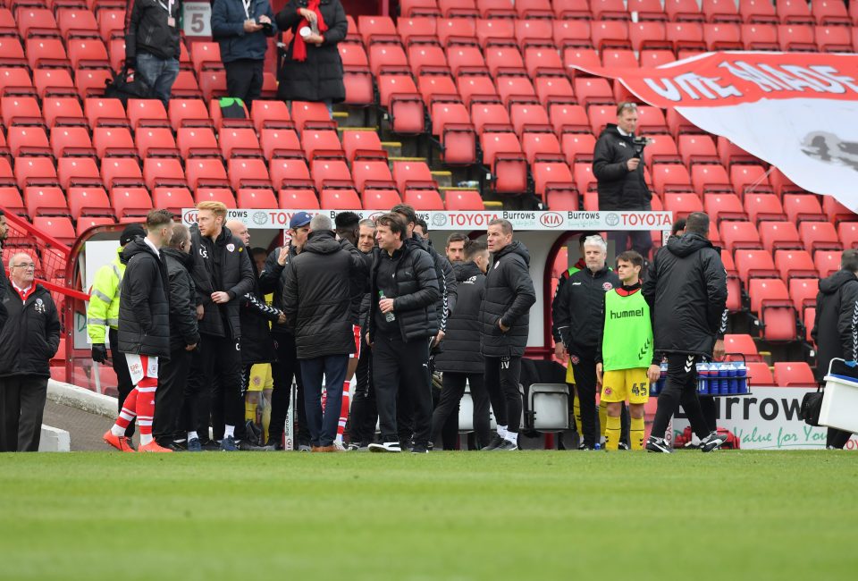 Joey Barton is being investigated by police for 'assaulting' Daniel Stendel