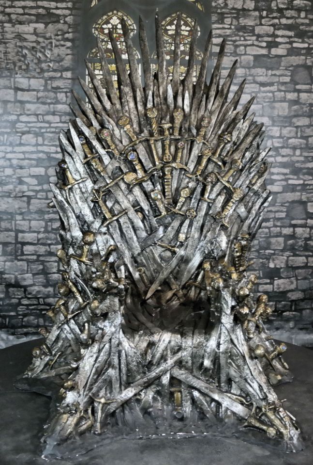  The tribute was based on the Iron Throne in Game of Thrones