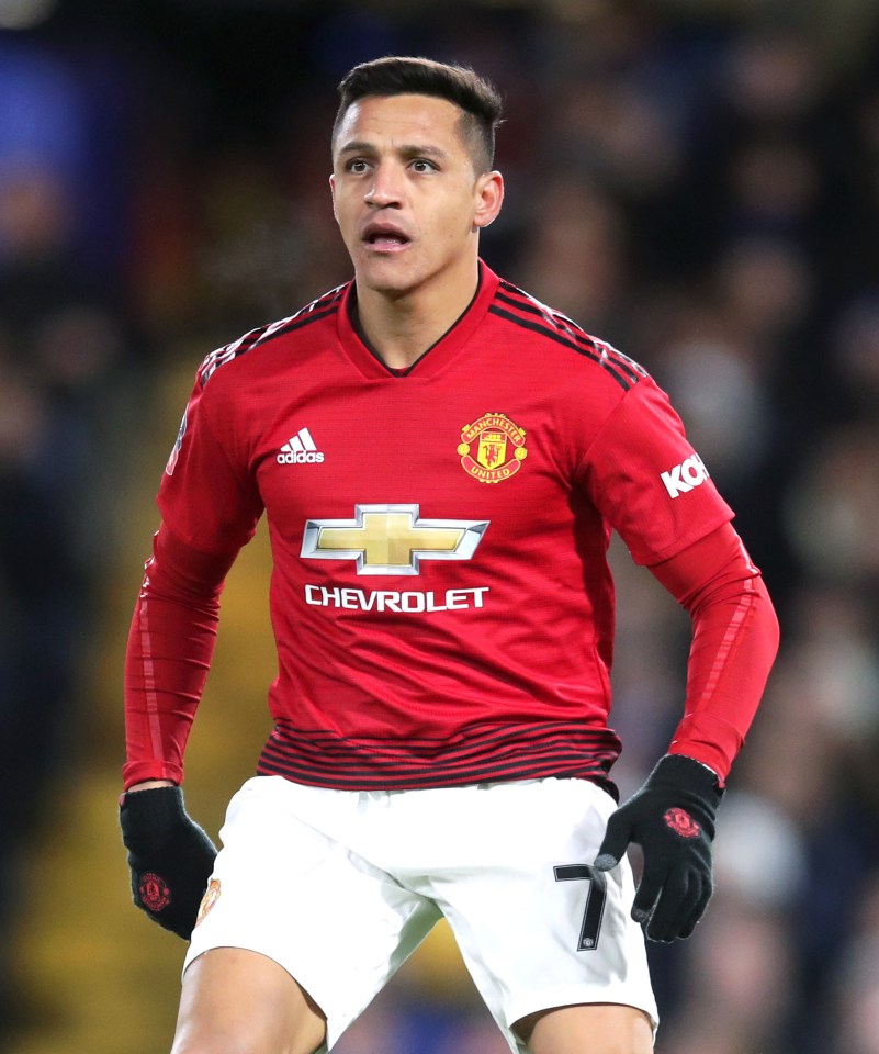  Manchester United forward Sanchez has struggled for form at Old Trafford since joining from Arsenal