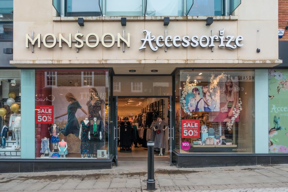 Monsoon and Accessorize stores are often in the same building as they're owned by the same company