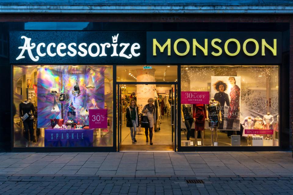 Monsoon Accessorize could shut dozens of its shops