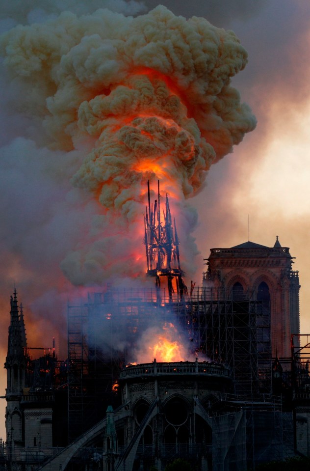 Public figures from around the world have expressed their shock at the horrific blaze which has wrecked much of Notre Dame