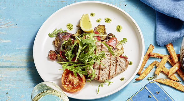  Grilled tuna steak - who knew Beefeater had such healthy options?