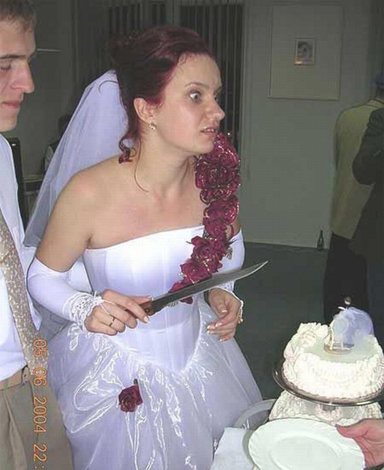  This photographer managed to catch the perfect expression on this bride's face