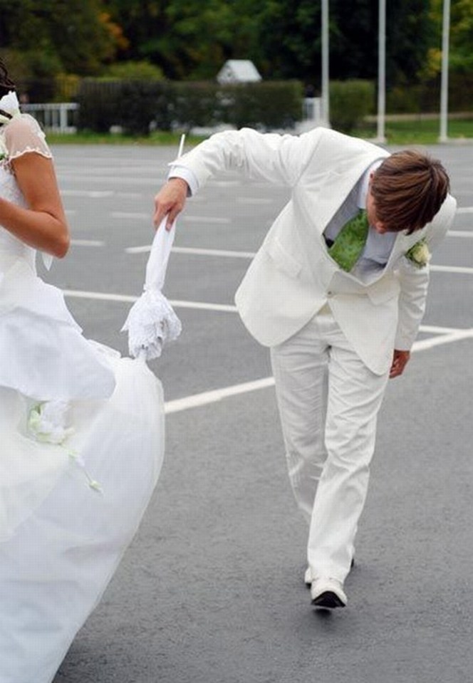  Is this the groom, or a cheeky page boy?