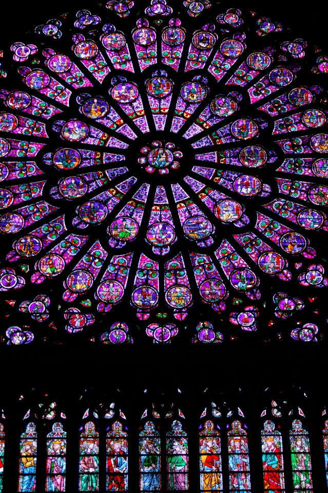 Notre Dame Cathedral's North rose window