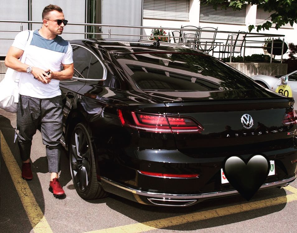  Former Stoke man Shaqiri also has the VW Arteon, described as the future of company cars