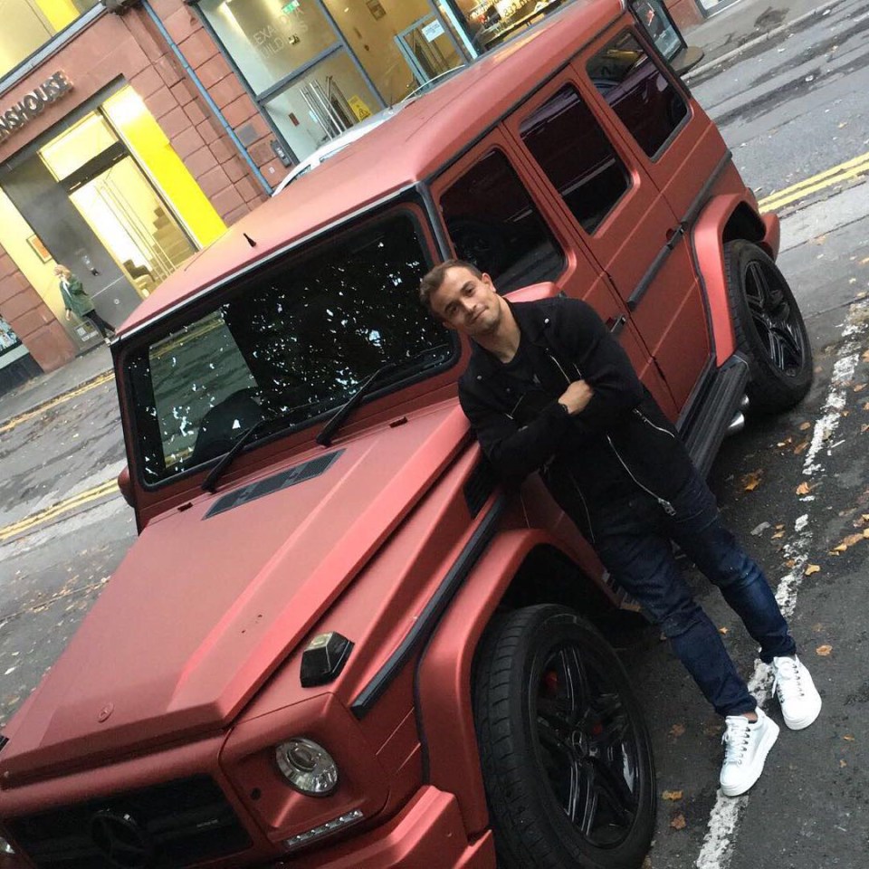  Like most footballers, Shaqiri's garage includes a Mercedes G-Wagon