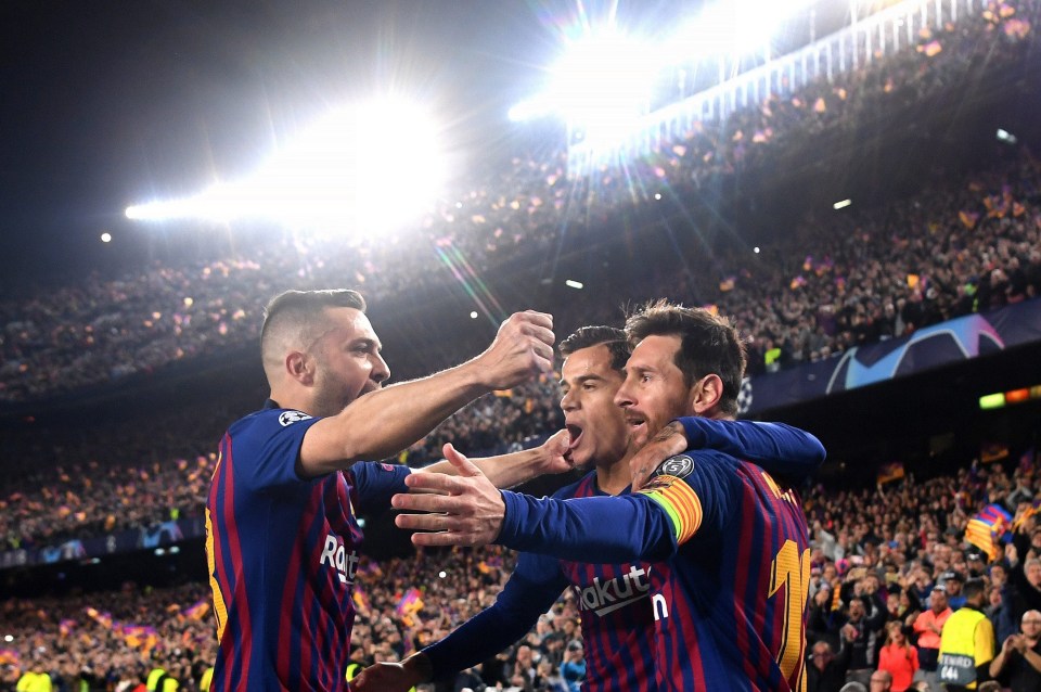 Messi inspired Barcelona to a comfortable win over Man Utd