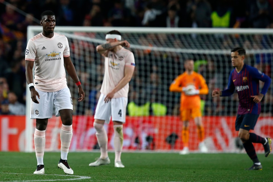  After a fast start, United were never in the tie at the Nou Camp