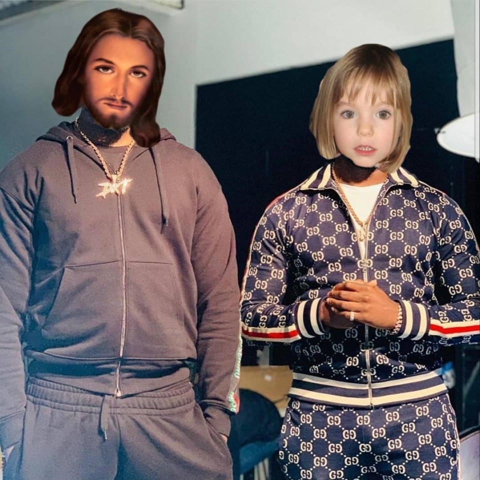 This morning a picture depicting Maddie alongside Jesus was posted