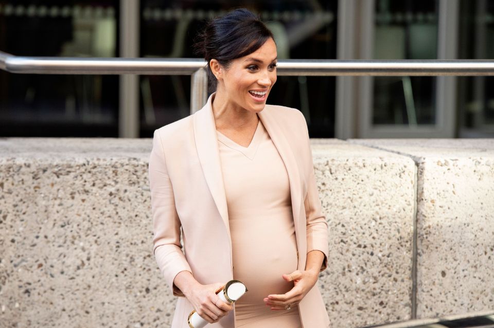  Meghan was visiting the National Theatre at the time