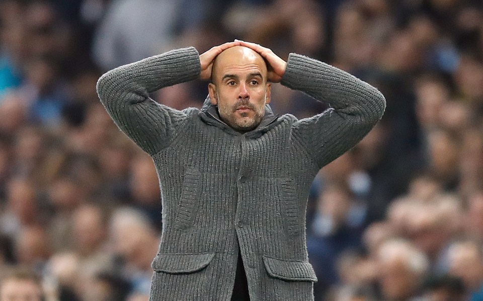  City boss Pep Guardiola could not believe the goal had been ruled out