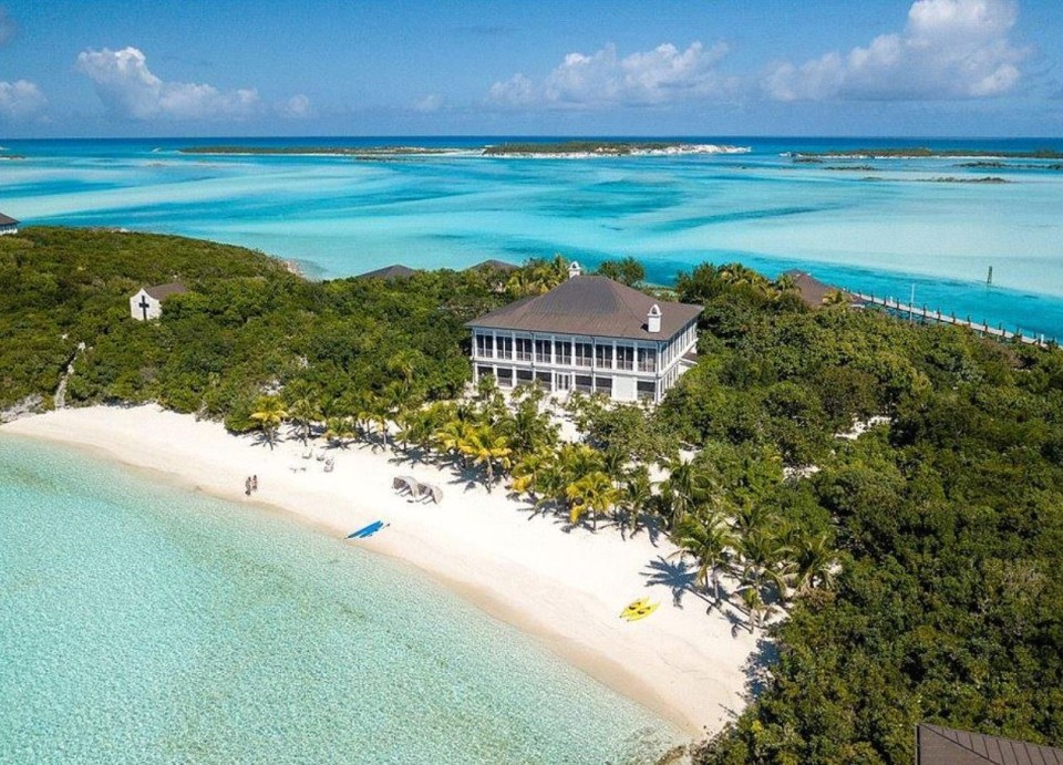 This private island in the Bahamas is for sale on property website Rightmove for £65m