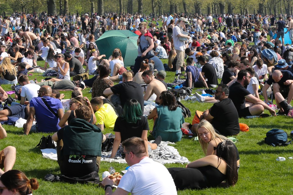 Thousands were expected to turn up to the event in Hyde Park