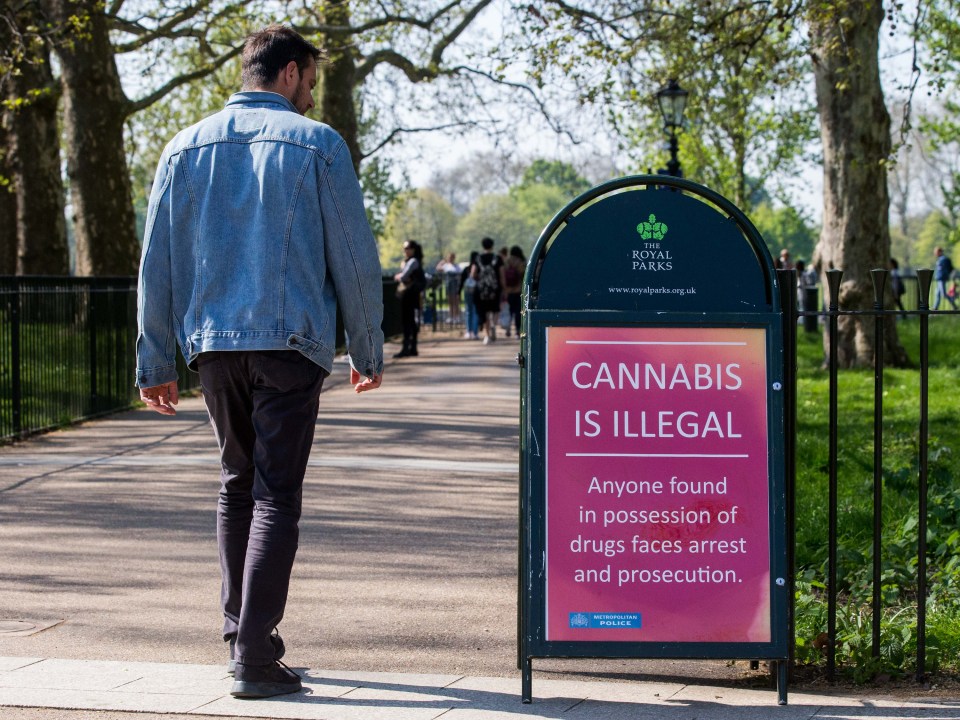 Smoking cannabis is currently illegal in the UK