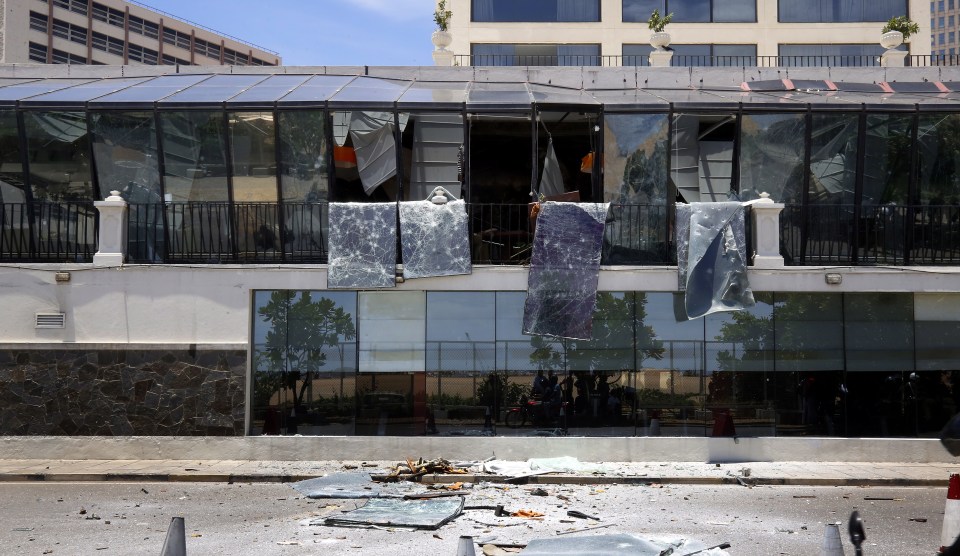  The exterior of the Kingsbury Hotel in Colombo which was devastated by a brainwashed jihadi bomber