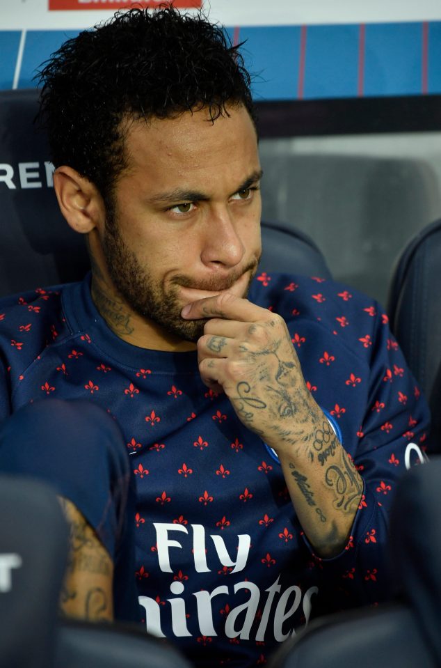  Neymar eased his way back into action from the bench after last playing on January 23