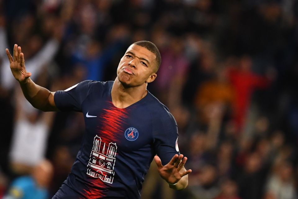  Mbappe came back to haunt his former side as he netted two in the first 45 before completing his hat-trick in the second-half