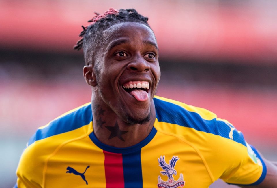  Wilfried Zaha has nine goals and three assists for Crystal Palace this season