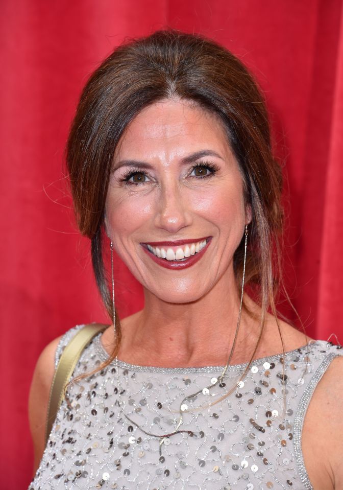  Gaynor Faye has revealed she was injured during the car accident scene