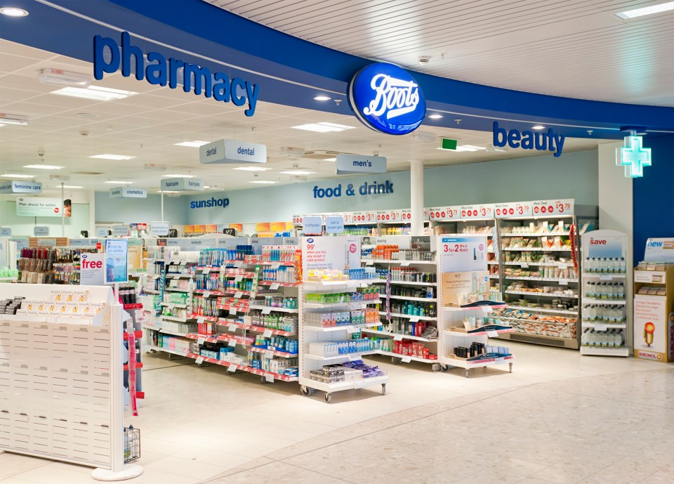  You can click and collect at a Boots airport shop after security