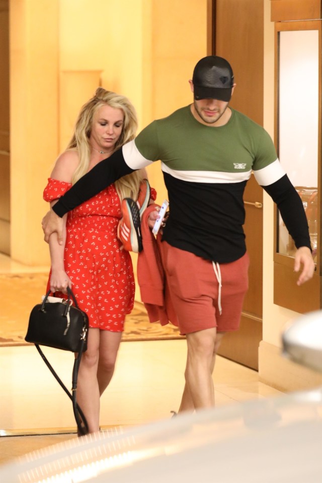  Britney was seen for the first time since entering a wellness centre