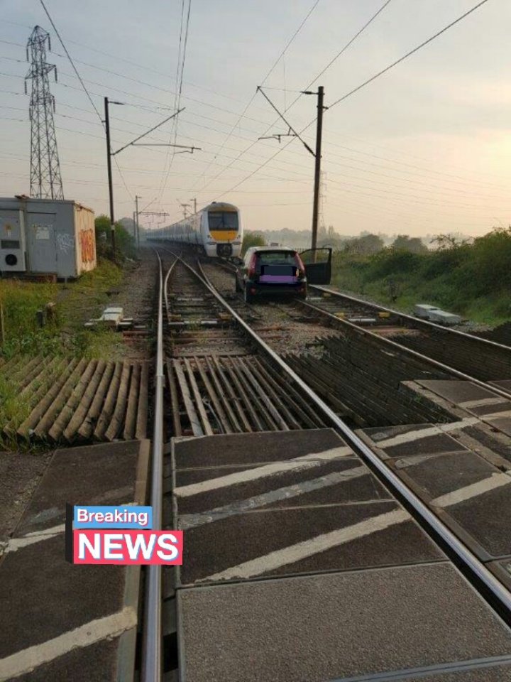  The drunk driver caused severe delays on the c2c line after abandoning his car on the train tracks