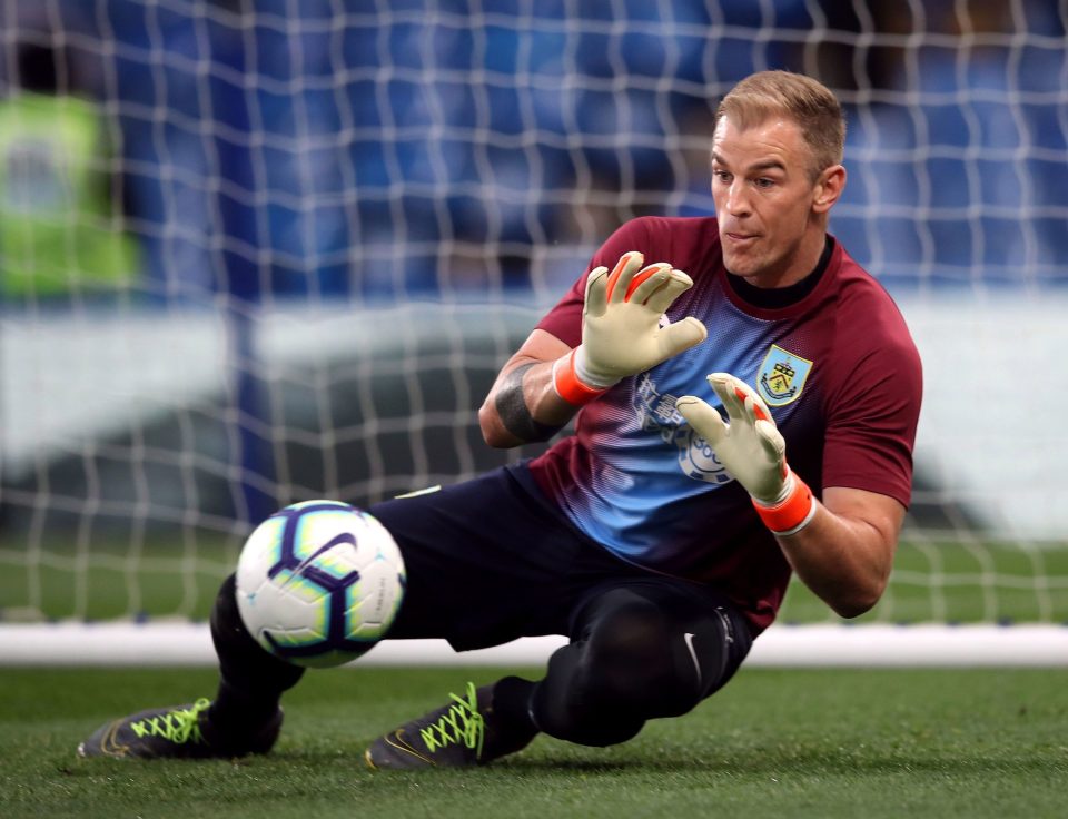  Joe Hart could be looking for a new club this summer after falling out of favour with Burnley