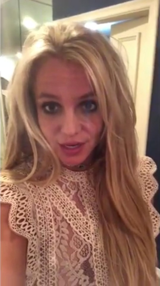  Britney addressed rumours she has been 'imprisoned' in a mental health facility with an Instagram video earlier today