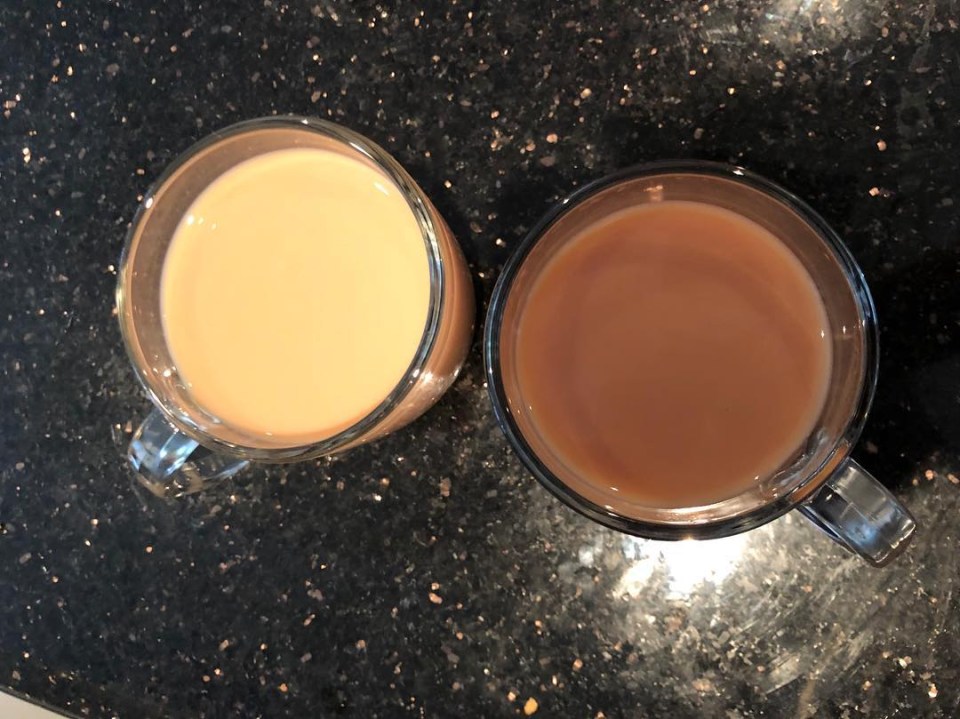  Paddy McGuinness shared a snap of his wife's 'baby milk' tea on Instagram yesterday