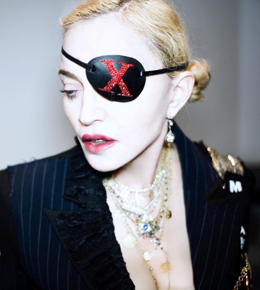  She took to Instagram to share a photo of her Madame X inspired outfit