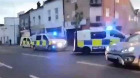  Cops rushed to Leytonstone at just before 8pm