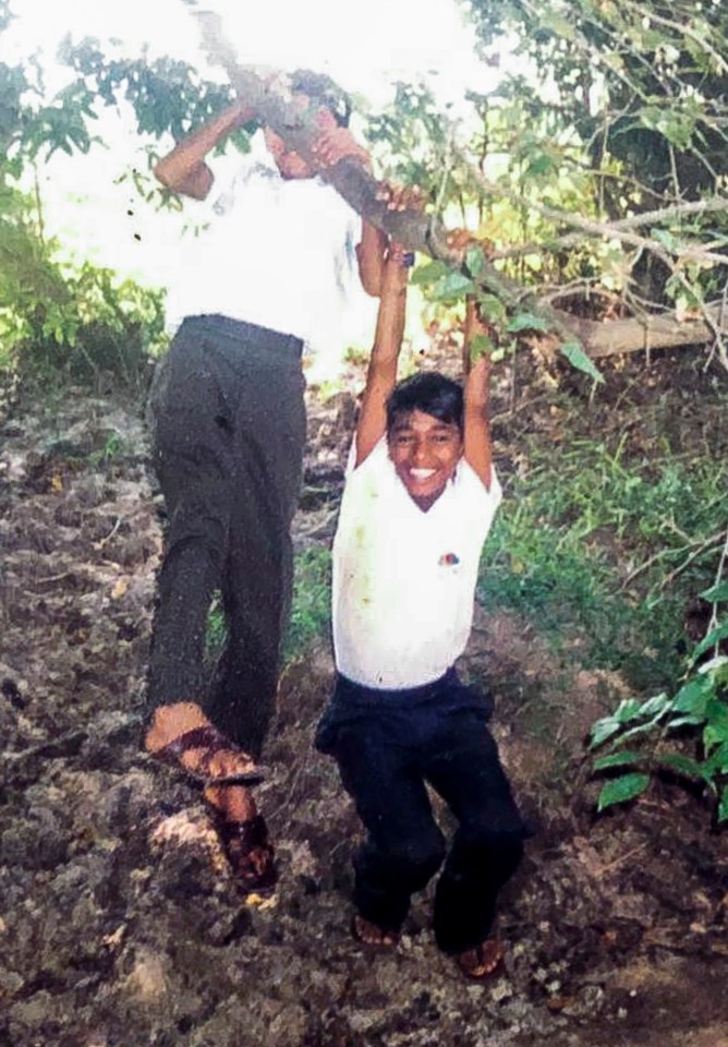  Abdul Lathief Jameel Mohamed pictured as a lad before his dark descent into extremism