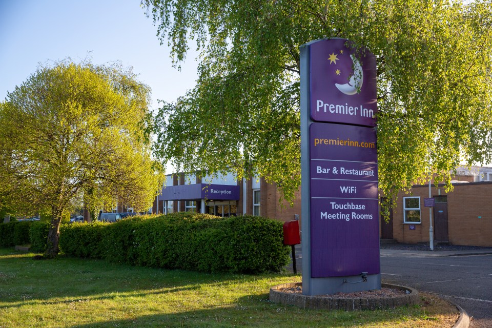  They stayed at a £35 a night Premier Inn in Peterborough