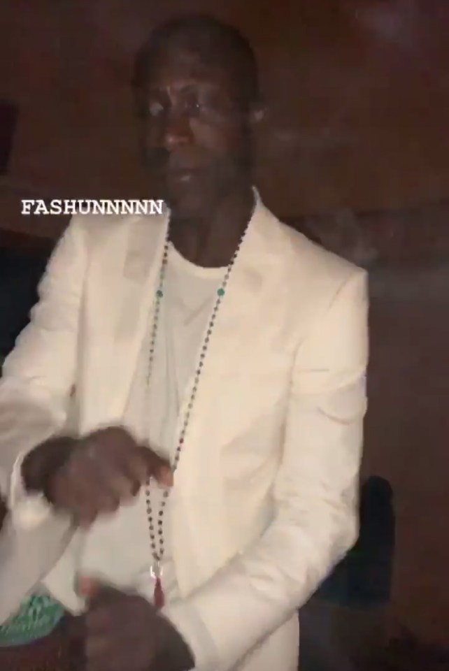 Fashion giant Ozwald Boateng, who designed Idris’ wedding suit, got down on the dancefloor