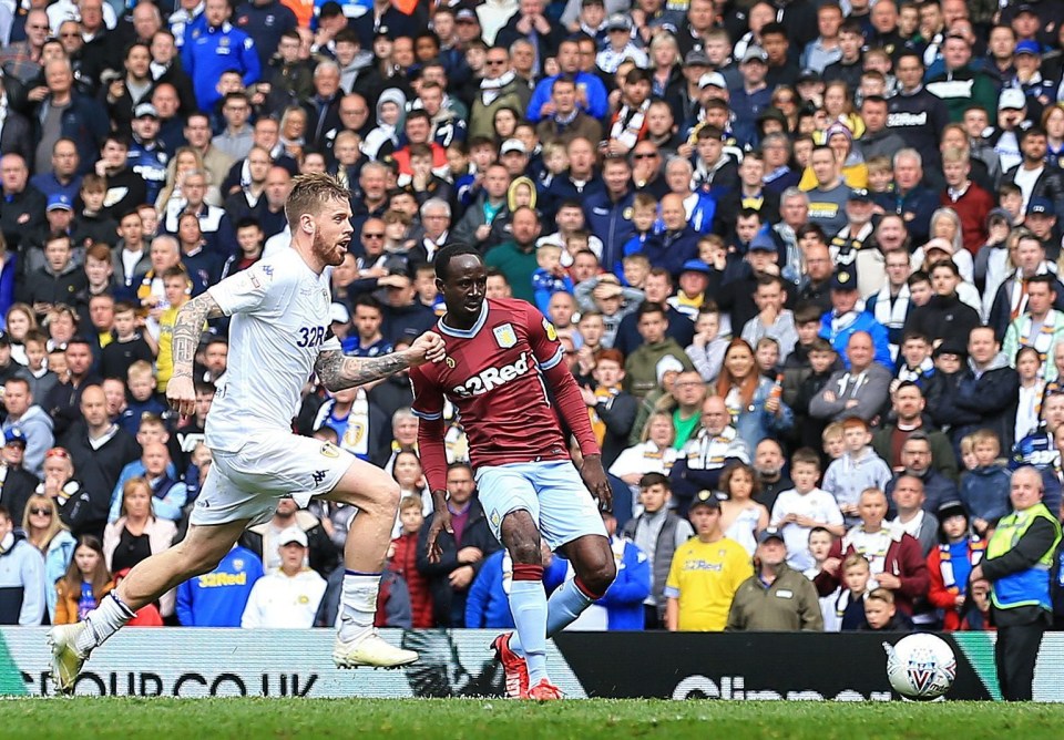 Leeds allowed Aston Villa to equalise, much to Jansson's disgust