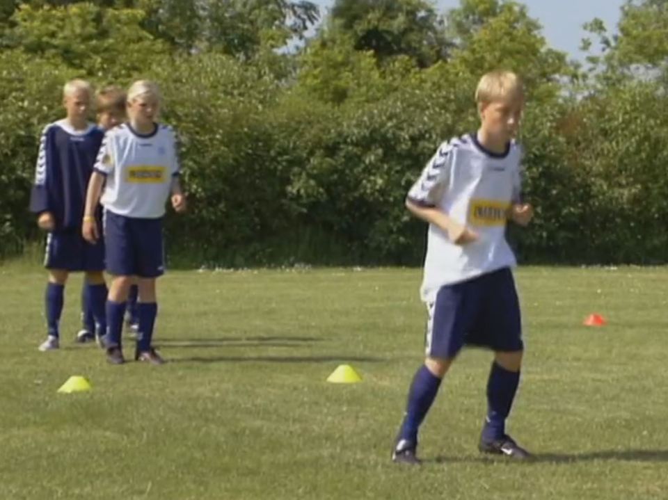  Clips of a young Eriksen still inspire young footballers to this day