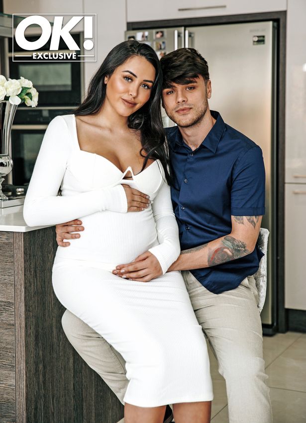  Loved up couple Marnie Simpson and Casey Johnson are expecting their first child