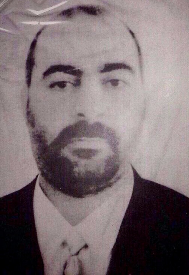  Al-Baghdadi's mugshot after he was arrested in 2005